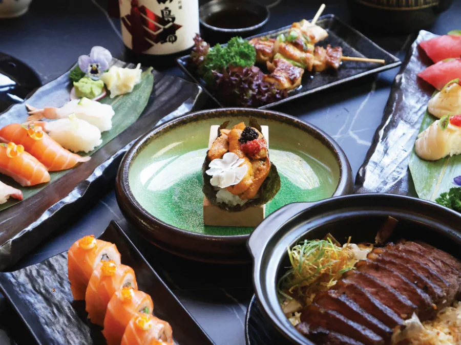 Japanese dishes at Genso Japanese Bistro in Moss Vale